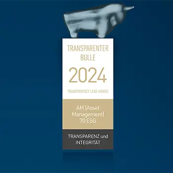 Badge „Transparenter Bulle 2024“